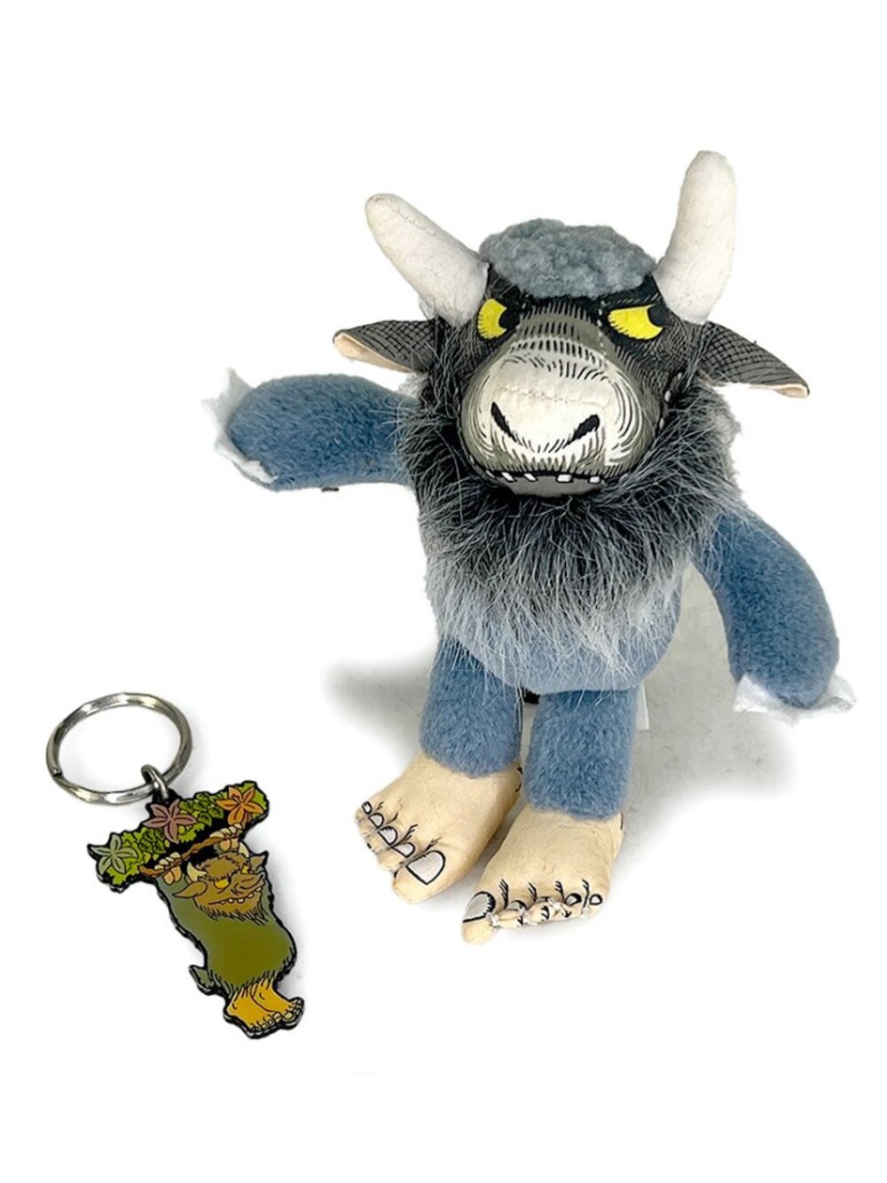 Vintage Where the Wild Things Are "Bernard" Stuffed Toy & Keychain